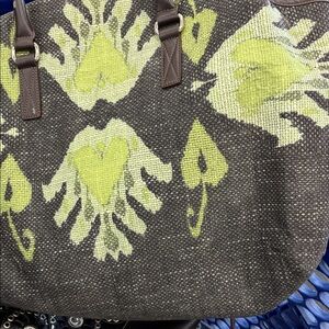 Elegant Brown and Green Women's Tote Bag